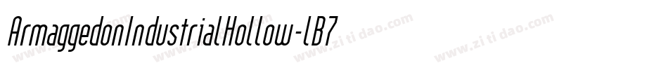 ArmaggedonIndustrialHollow-lB7w字体转换