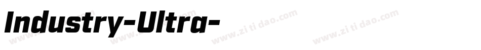 Industry-Ultra字体转换