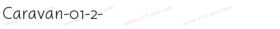 Caravan-01-2字体转换