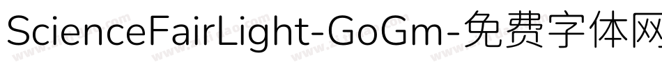 ScienceFairLight-GoGm字体转换