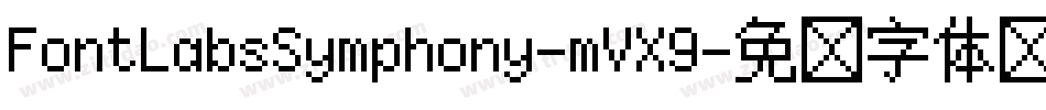 FontLabsSymphony-mVX9字体转换