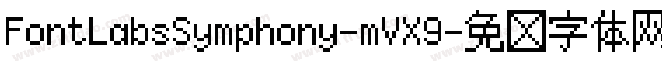 FontLabsSymphony-mVX9字体转换