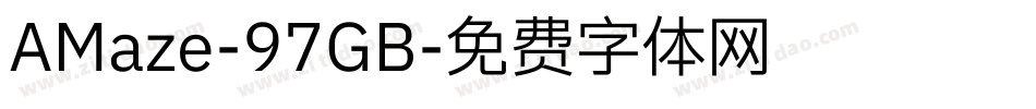 AMaze-97GB字体转换