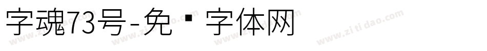 字魂73号字体转换