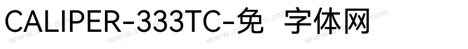 CALIPER-333TC字体转换