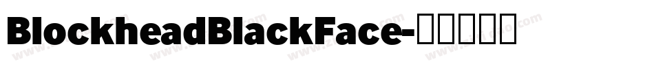 BlockheadBlackFace字体转换