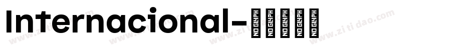 Internacional字体转换