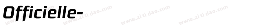 Officielle字体转换