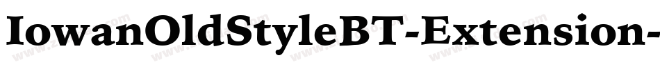 IowanOldStyleBT-Extension字体转换