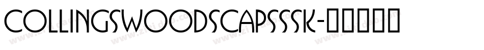 CollingswoodSCapsSSK字体转换