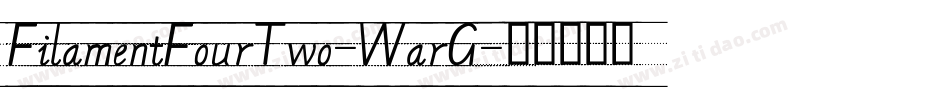 FilamentFourTwo-WarG字体转换