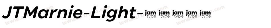 JTMarnie-Light字体转换