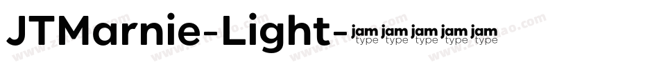 JTMarnie-Light字体转换