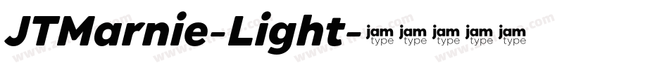 JTMarnie-Light字体转换