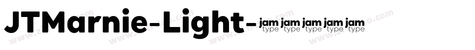 JTMarnie-Light字体转换