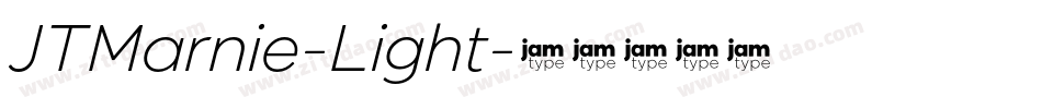 JTMarnie-Light字体转换