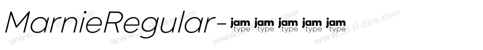 MarnieRegular字体转换 MarnieRegular字体转换