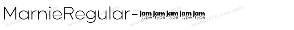 MarnieRegular字体转换 MarnieRegular字体转换