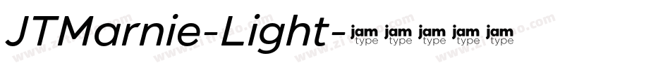 JTMarnie-Light字体转换