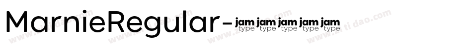 MarnieRegular字体转换 MarnieRegular字体转换