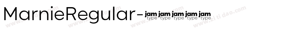 MarnieRegular字体转换 MarnieRegular字体转换