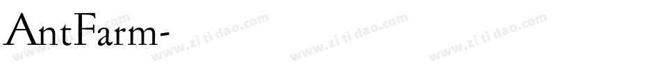 AntFarm字体转换