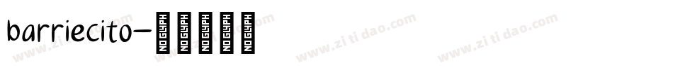 barriecito字体转换