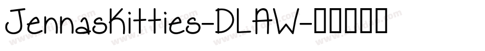 JennasKitties-DLAW字体转换