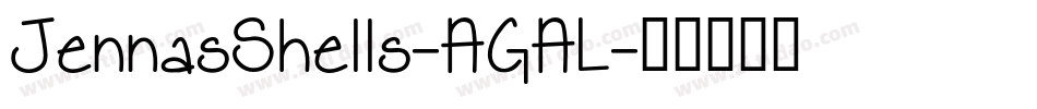 JennasShells-AGAL字体转换