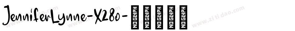 JenniferLynne-X28o字体转换