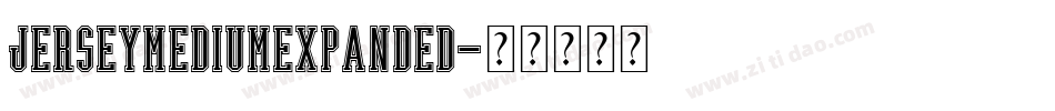 JerseyMediumExpanded字体转换