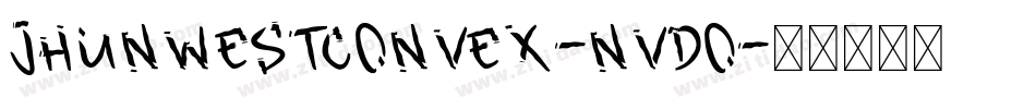 JhunwestConvex-nvDO字体转换