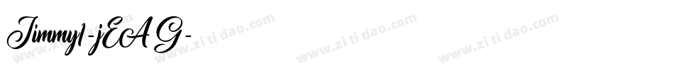 Jimmy1-jEAG字体转换