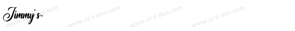 Jimmy’s字体转换