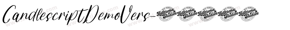 CandlescriptDemoVers字体转换 CandlescriptDemoVers字体转换