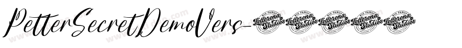 PetterSecretDemoVers字体转换