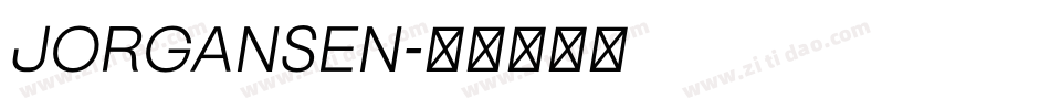 Jorgansen字体转换