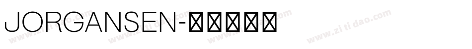Jorgansen字体转换