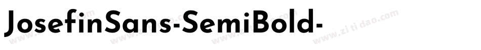 JosefinSans-SemiBold字体转换 JosefinSans-SemiBold字体转换