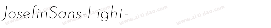 JosefinSans-Light字体转换 JosefinSans-Light字体转换