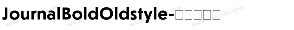 JournalBoldOldstyle字体转换