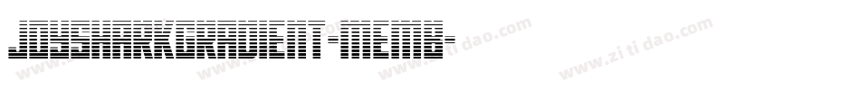 JoySharkGradient-MemB字体转换 JoySharkGradient-MemB字体转换