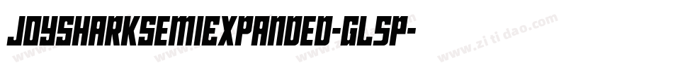 JoySharkSemiExpanded-gL5P字体转换