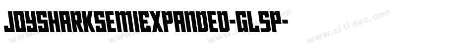 JoySharkSemiExpanded-gL5P字体转换