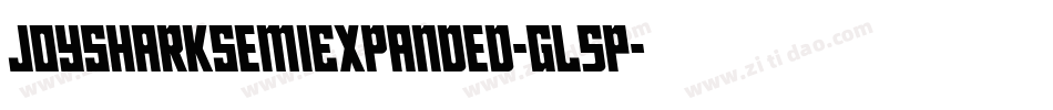 JoySharkSemiExpanded-gL5P字体转换