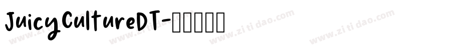 JuicyCultureDT字体转换
