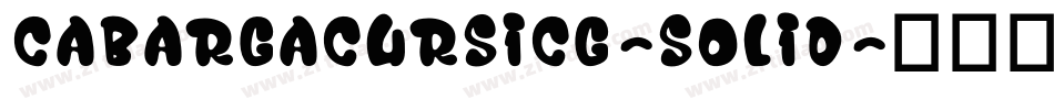CabargaCursICG-Solid字体转换