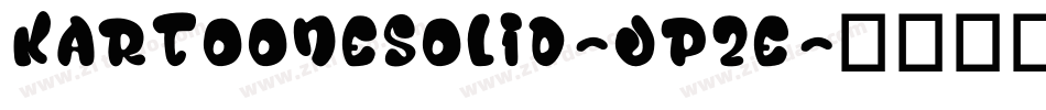 KartooneSolid-JpZE字体转换