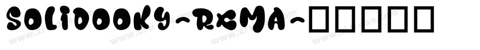 SolidOoky-rxmA字体转换