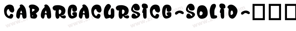CabargaCursICG-Solid字体转换